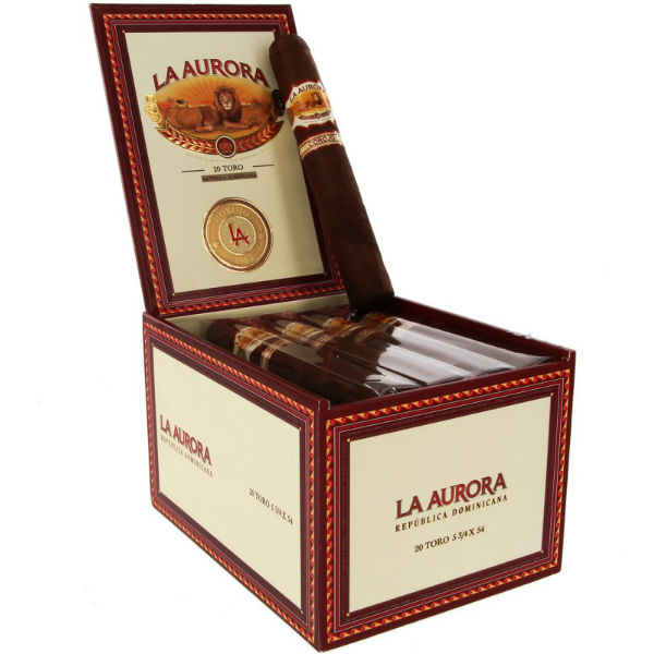 Коробка La Aurora 1962 Corojo Toro на 20 сигар